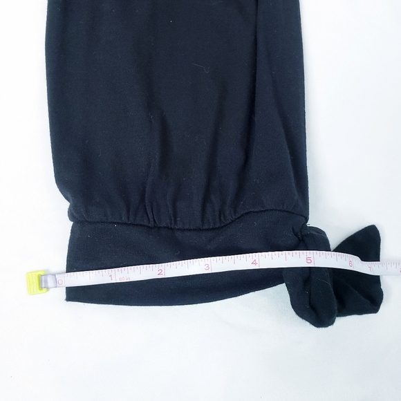 *Last Chance* NWT LOFT Beach V-neck Sleeveless Jumpsuit Black Jogger Jumper - Picture 10 of 14